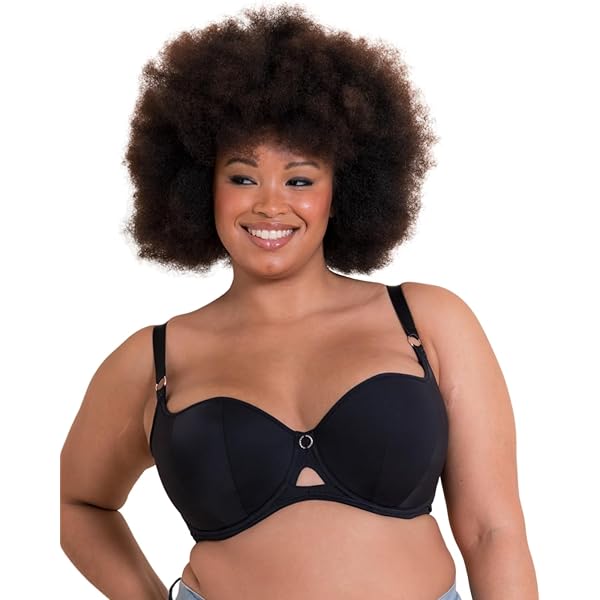 Curvy Kate Smoothie T-Shirt Plunge, Latte, 30D at Amazon Women's